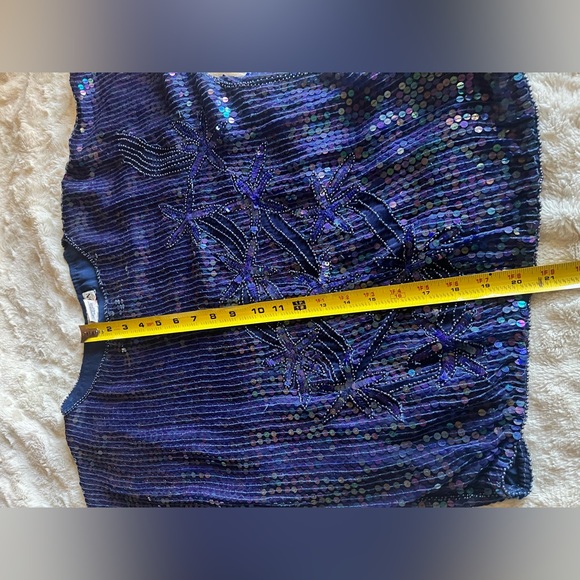 Vintage Papillon Sequin Top and Skirt - could not find size - Picture 6 of 9